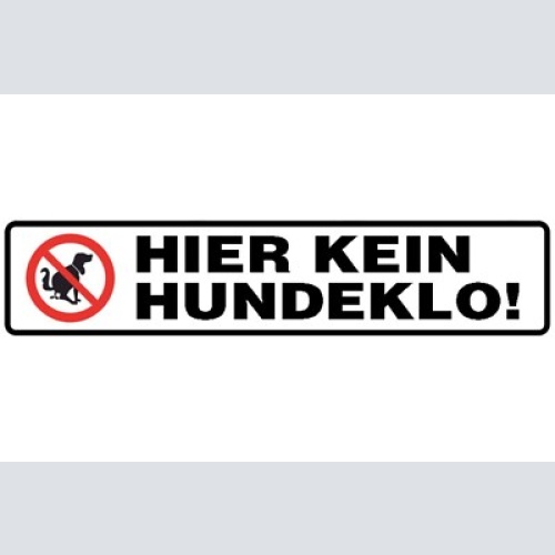 Schild hier kein hunde klo wiese toilette wc hund gassi 46 x 10 blech od. holz