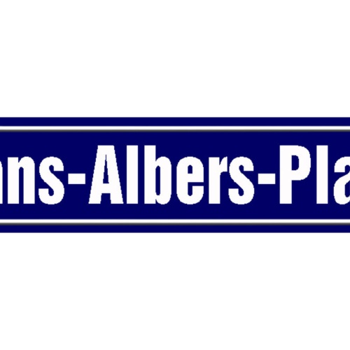 Schild Hans Albers Platz Hamburg Schauspieler Ort Straße 46 x 10 Blech od. Holz