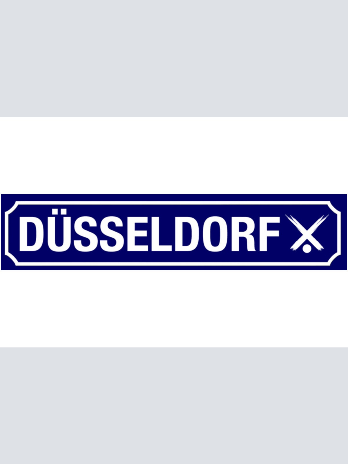 Schild Düsseldorf Stadt Deutschland Ort Straße Platz 46 x 10 Blech od. Holz