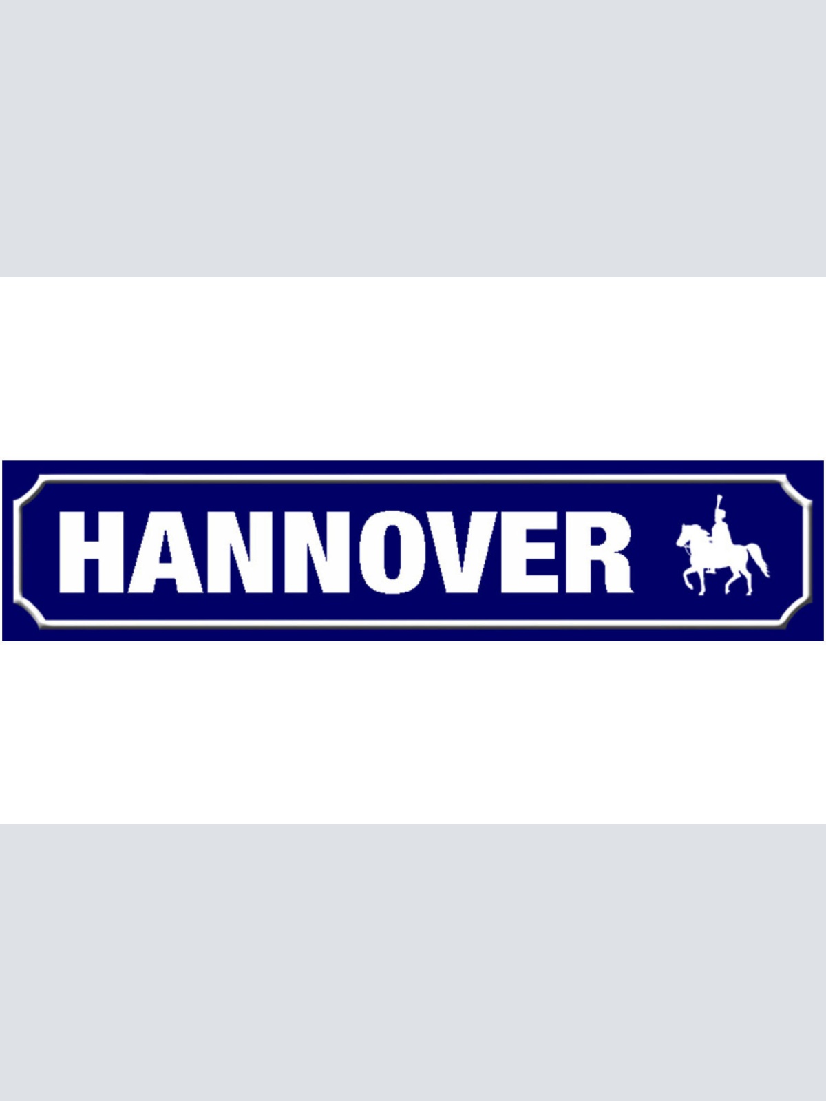 Schild Hannover Stadt Deutschland Ort Straße Platz 46 x 10 Blech od. Holz