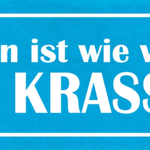 Schild Machen Ist Wie Wollen Nur Krasser Tun Arbeit Leben 27x10 Blech od.Holz