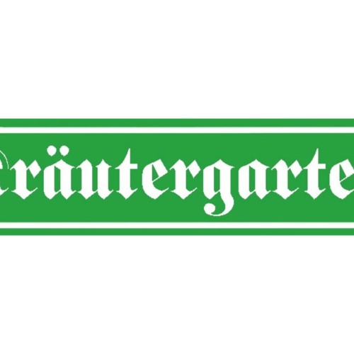 Schild Kräuter Garten Pflanzen Kraut Gewächs Ort Straße 46 x 10 Blech od. Holz