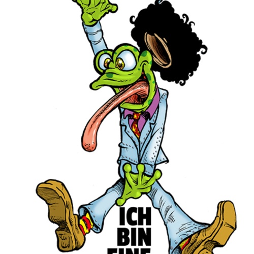 Schild Spruch Ich bin nicht gestört Ich bin eine Limited-Edition Frosch JW