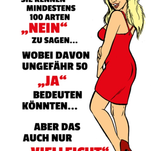 Schild Spruch Frauen sind nicht wirklich sehr kompliziert Vielleicht JW