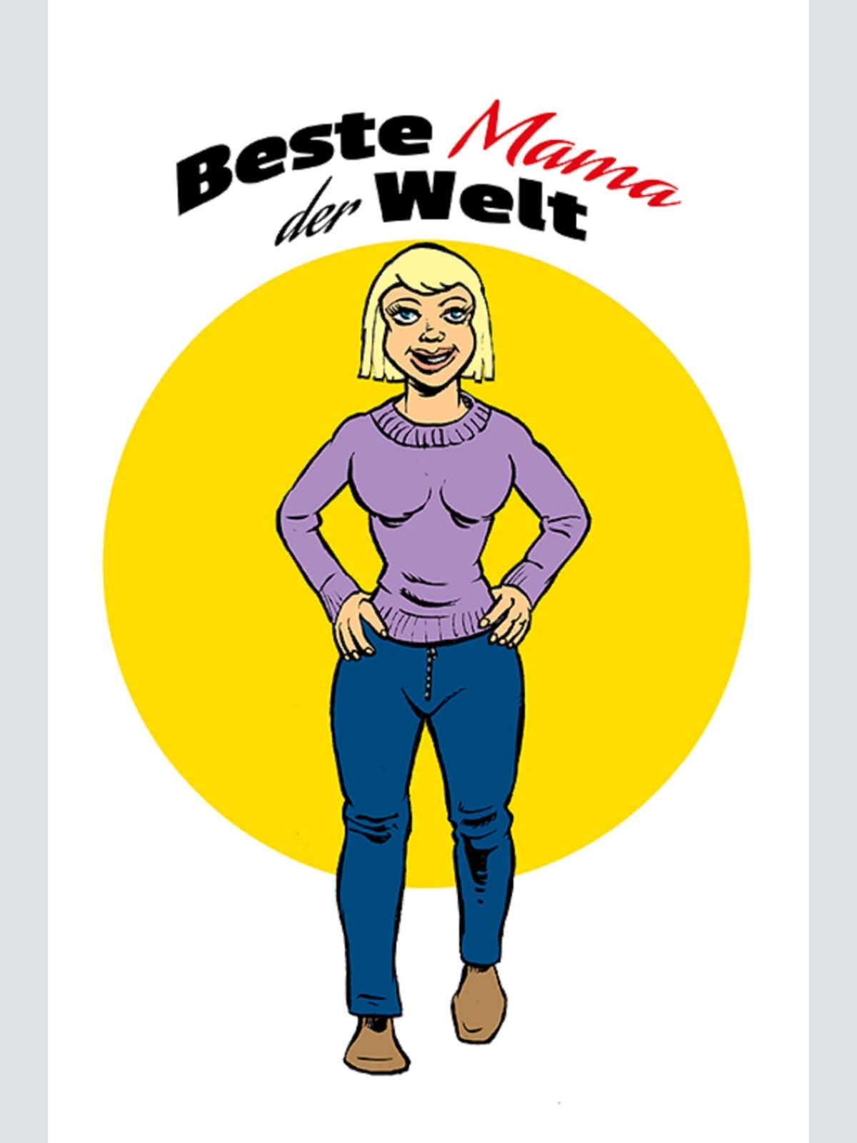 Schild Spruch Beste Mama der Welt Mutter Mutti JW