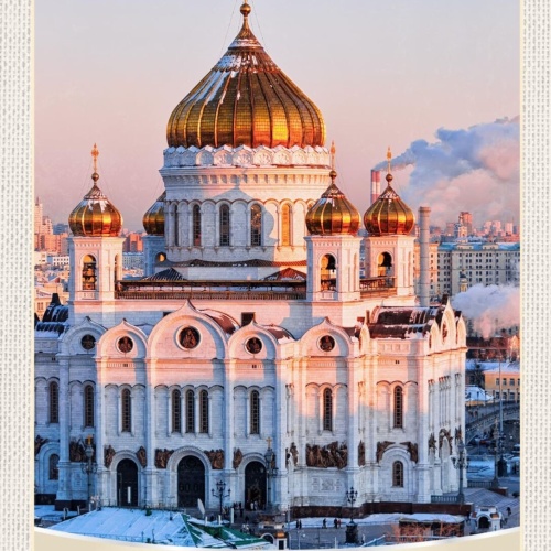 Schild Saint Petersburg RUS Chr. Erlöser Kathedrale 12x18 20x30 30x40 Blech/Holz