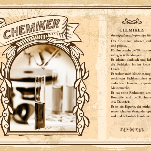 Schild Chemiker Beruf Chemie Labor Laborant 12x18 20x30 30x40 Blech/Holz