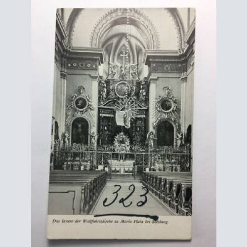 Salzburg - Das Innere der Wallfahrtskirche zu Maria Plain 11047