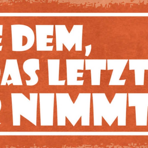 Schild Wehe Dem Der Das Letzte Bier Nimmt Alkohol Glas 27x10 Blech od.Holz