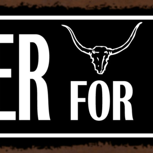 Schild Biker For Life Motorrad Fahrer Moped Bike Leben Hobby 27x10 Blech od.Holz