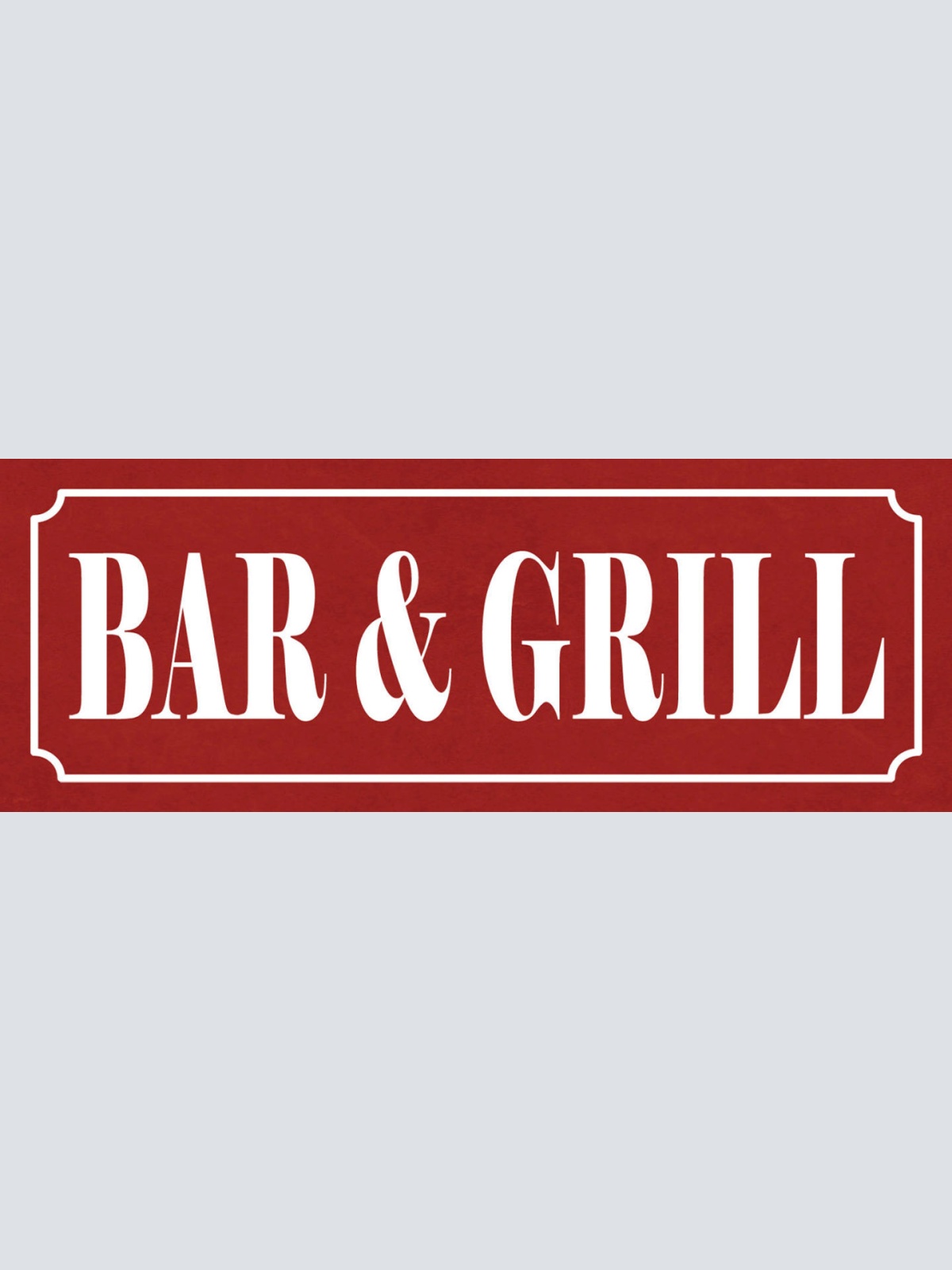 Schild Bar & Grill Imbiss Restaurant Diner Essen Getränke 27x10 Blech od.Holz
