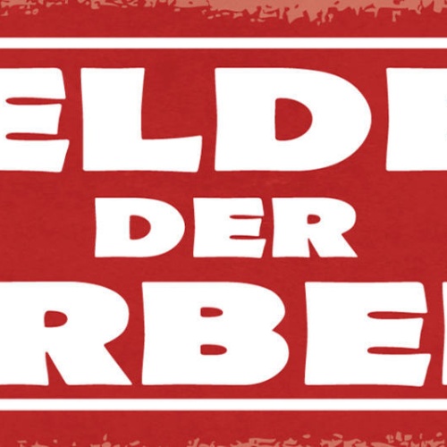 Schild Helden Der Arbeit Arbeiter Angestellte Job Arbeiten 27x10 Blech od.Holz