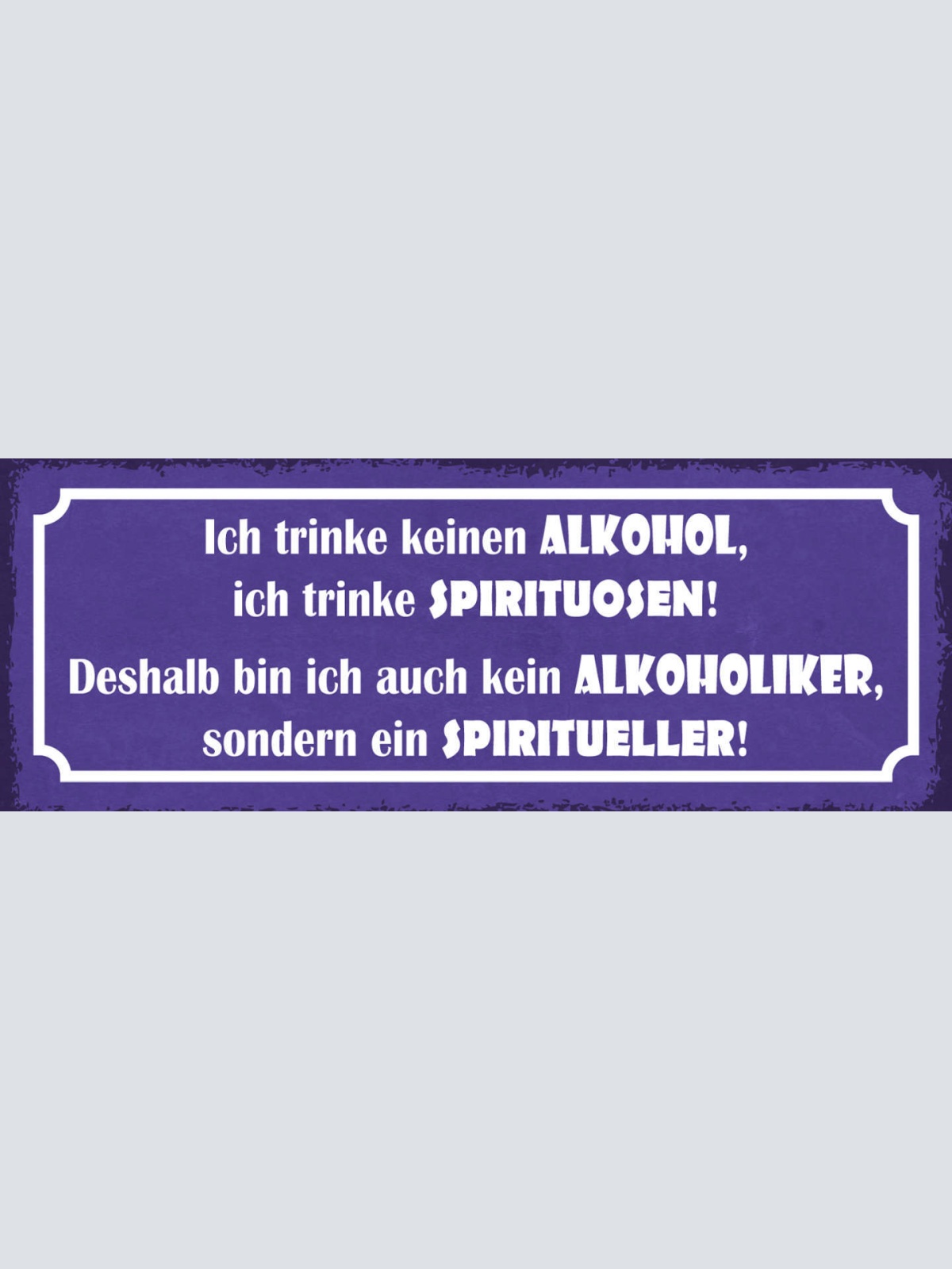 Schild Trinke Keinen Alkohol Trinke Spirituosen Kein Alkoholiker Spiritueller