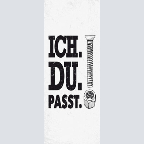 Schild ich du passt liebe beziehung ehe paar freundschaft 27x10 blech od.holz