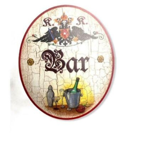 KuK Nostalgie Holzschild Bar Schild
