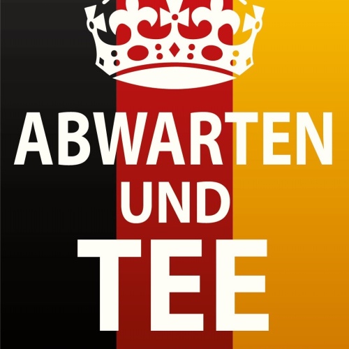 Schild Keep Calm Abwarten Tee Trinken 12x18 / 20x30 / 30x40 Blech od.Holz