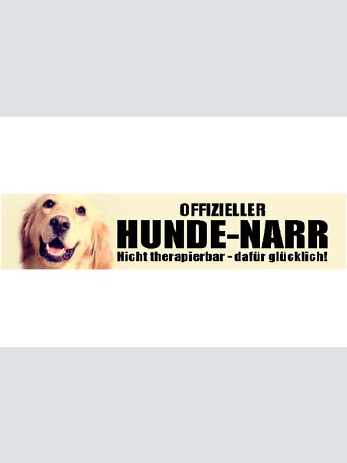 Schild hunde narr fan haus tier liebe glücklich therapie 46 x 10 blech od. holz
