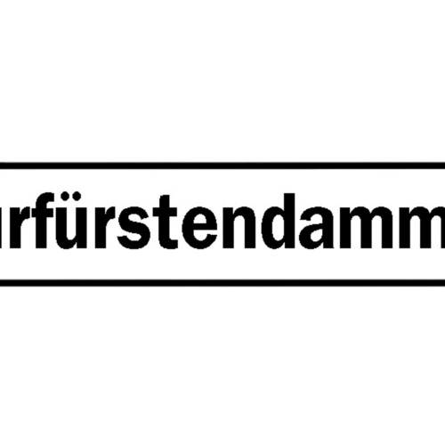 Schild Kurfürstendamm Berlin Deutschland Ort Straße Platz 46 x 10 Blech od. Holz