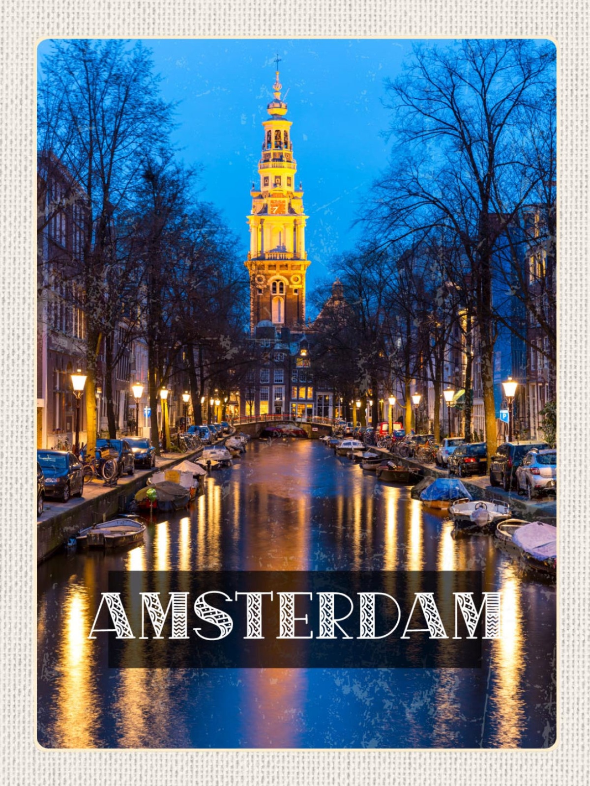 Schild Amsterdam Holland Niederlande Zuiderkerk 12x18 20x30 30x40 Blech od. Holz