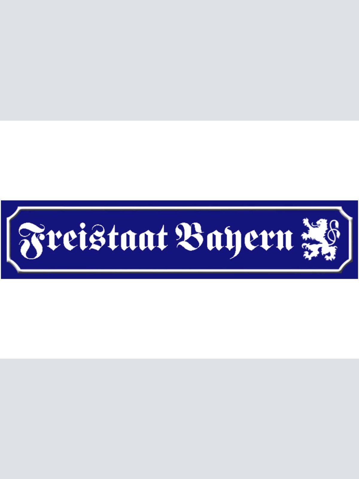 Schild Freistaat Bayern Deutschland München Straße Ort 46 x 10 Blech od. Holz