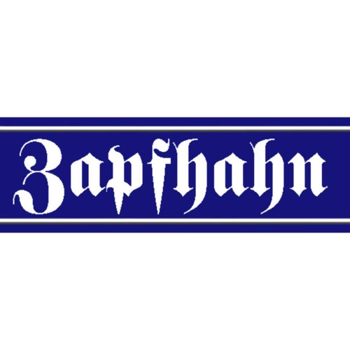 Schild Zapfhahn Fass Alkohol Bier Lokal Kneipe Ort Straße 46 x 10 Blech od. Holz