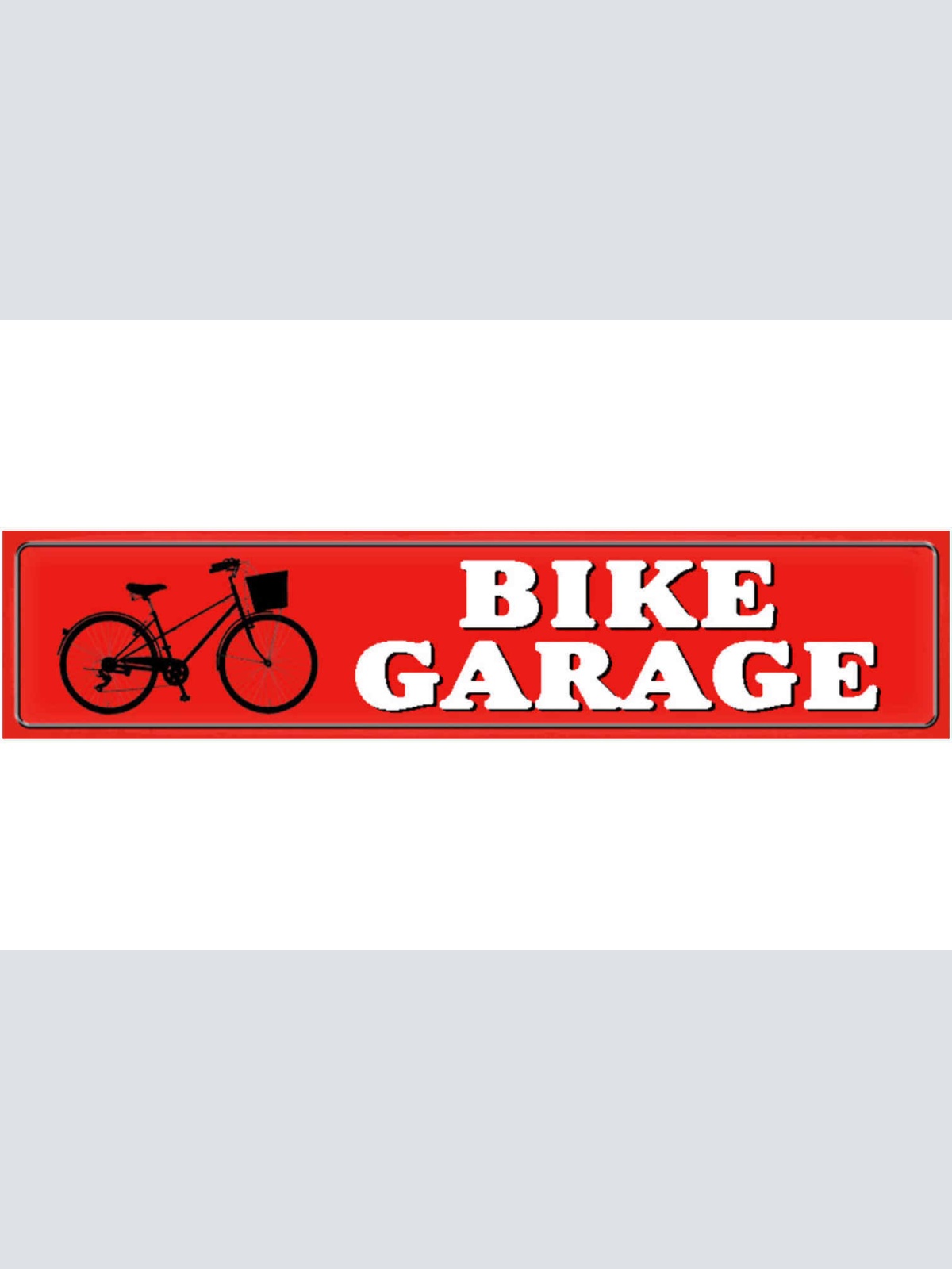 Schild Bike Garage Fahrrad Raum Fahrer Werkstatt Bike 46 x 10 Blech od. Holz