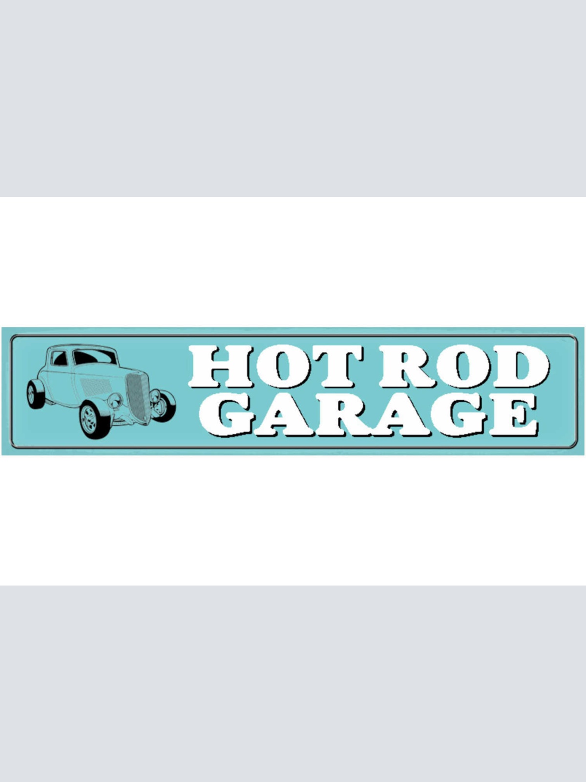 Schild Hot Rod Garage Auto Oldtimer Sammler Bastler USA 46 x 10 Blech od. Holz