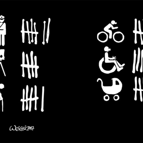 Schild Spruch Strickliste Polizisten Radar Alte Radfahrer Rollstuhlfahrer  JW