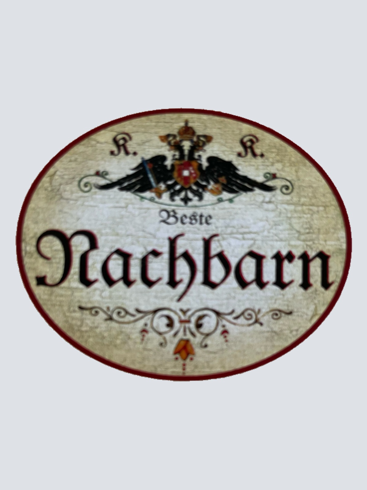 KuK Nostalgie Holzschild Beste Nachbarn Nachbarschaft Nachbar Haus Schild