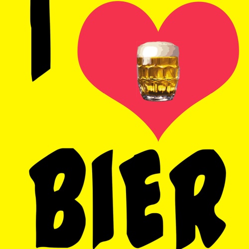 Schild Spruch I Love Bier Ich Liebe Bier Herz Alkohol JW