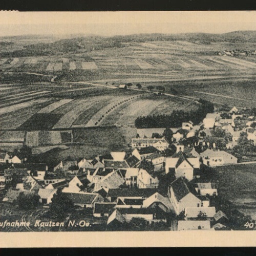 AK aus Kautzen Fliegeraufnahme Niederösterreich (607)