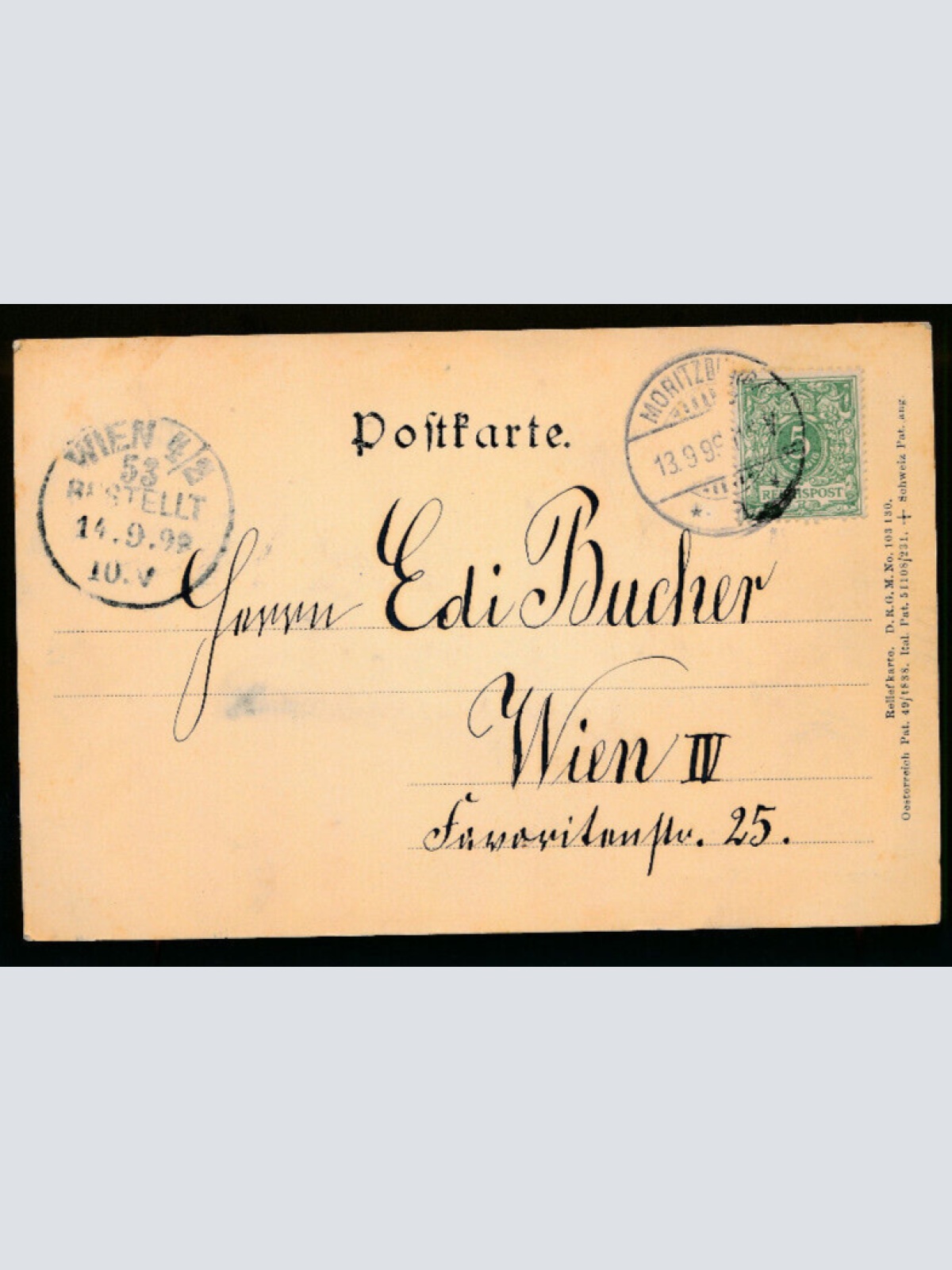 Relief - Karte gruss aus Moritzburg Sachsen (628)