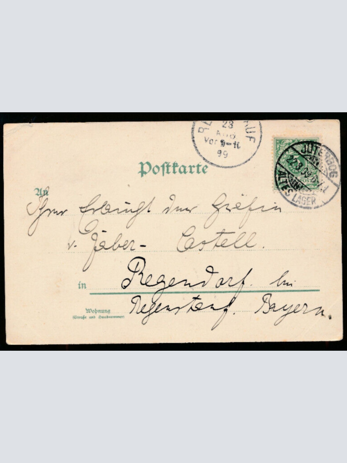 Jugenstil-Karte gruss aus Berlin Oberbaumbrücke (639)