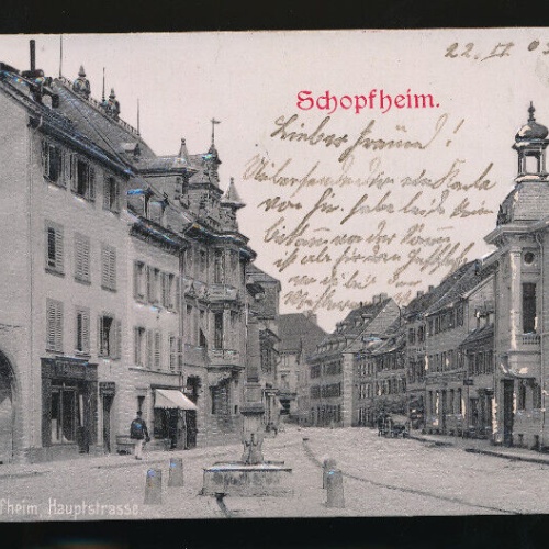 Relief - Karte aus Schopfheim Baden-Württemberg Deutschland (576)