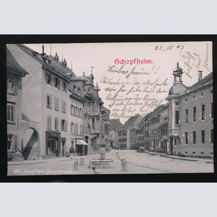 Relief - Karte aus Schopfheim Baden-Württemberg Deutschland (576)