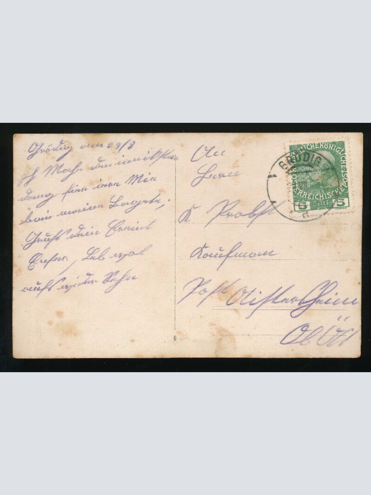 AK aus Grödig Soldat auf Kutsche Salzburg (185)