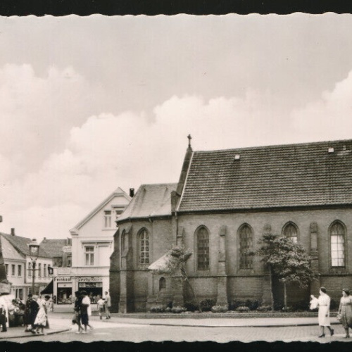 AK aus Norderney Denkmal und Kath. Kirche Niedersachsen (709)