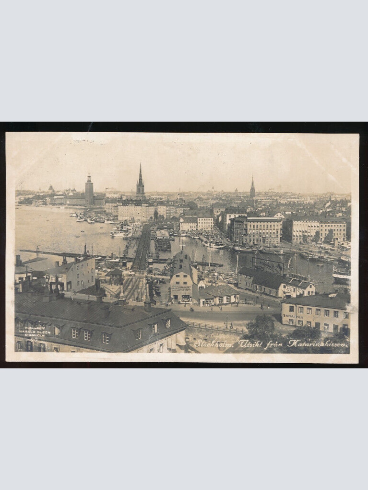 AK aus Stockholm Katarinahissen Schweden (691)