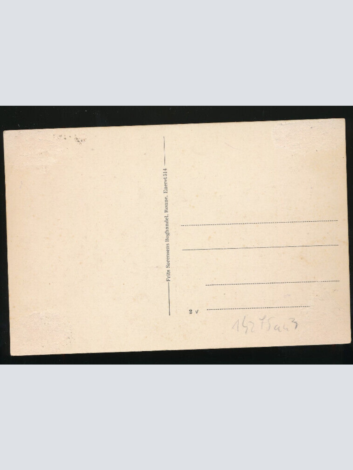 AK aus Bornholm Ronne Kirke mit Hafen Dänemark (692)