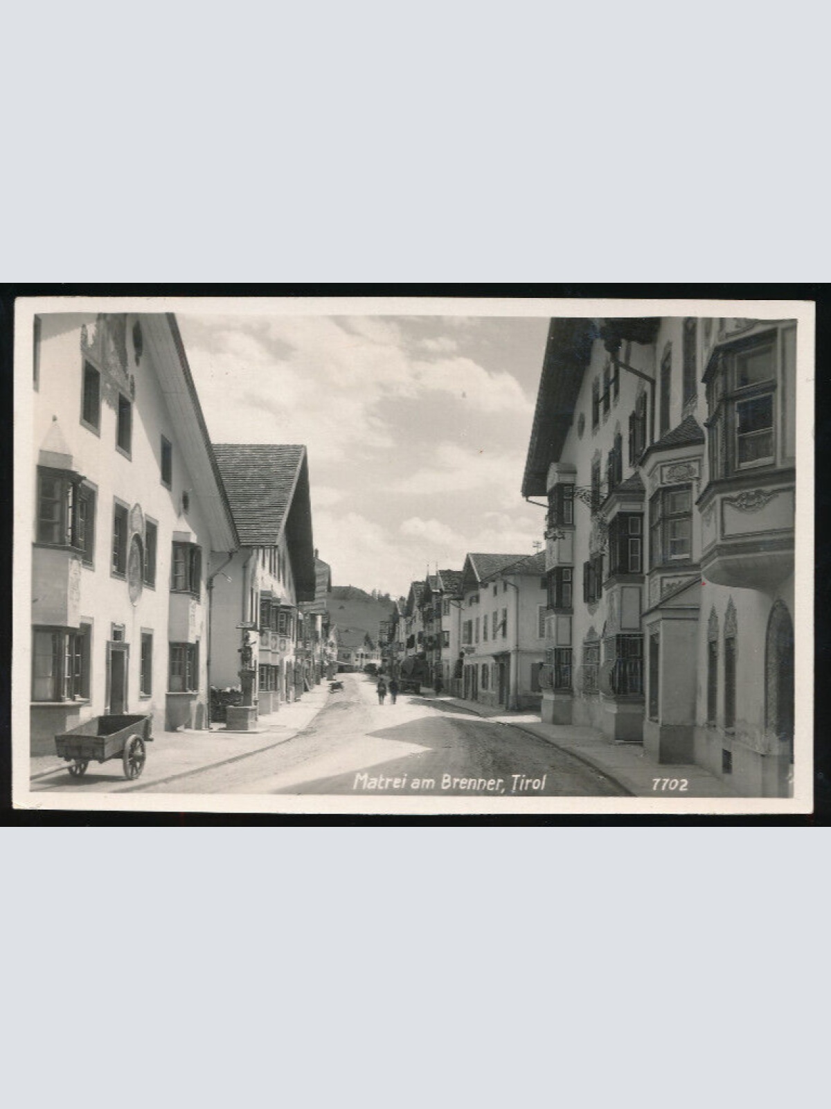 AK aus Matrei am Brenner StraßenansichtTirol (755)