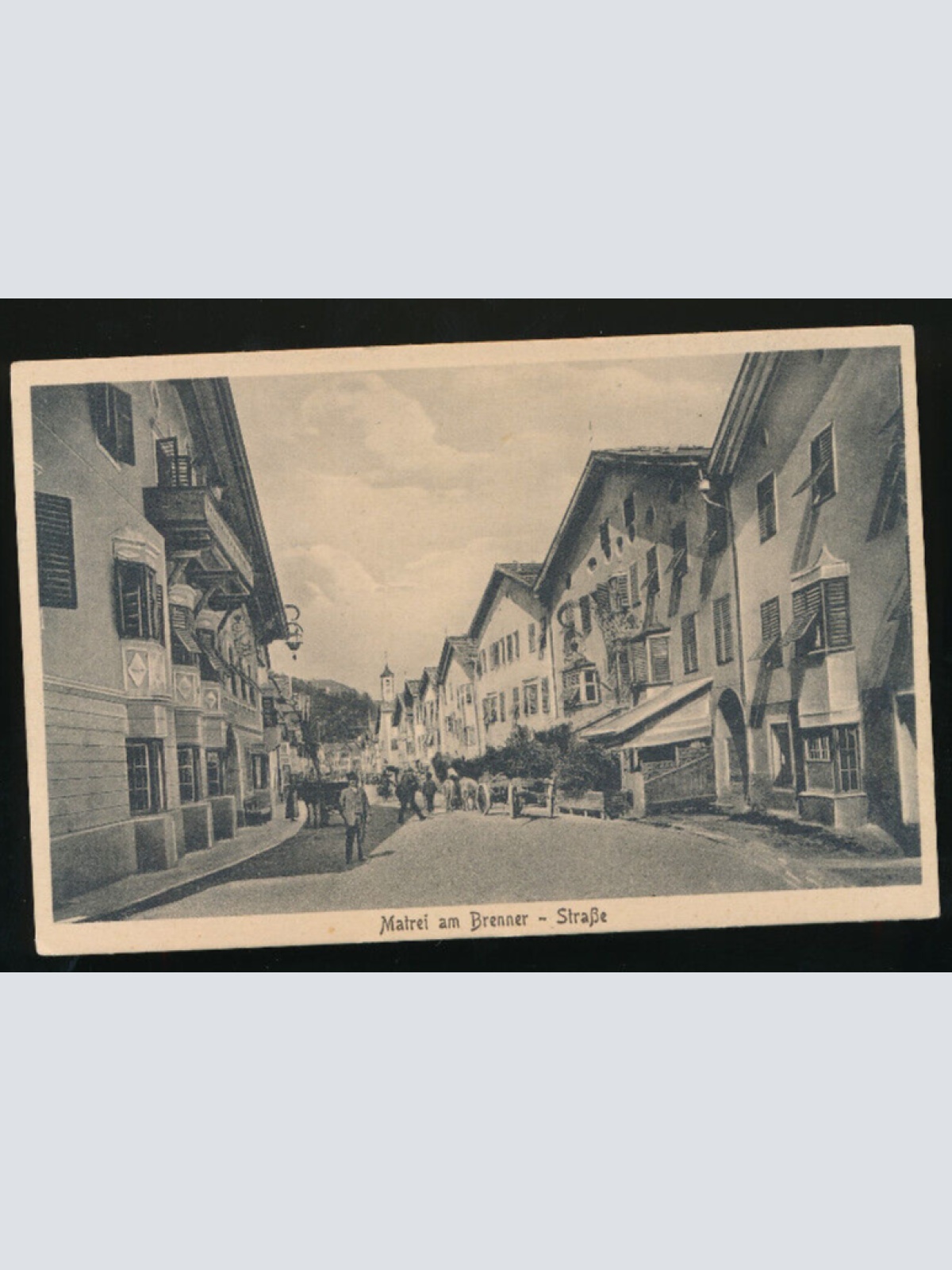 AK aus Matrei am Brenner Straßenansicht Tirol (758)