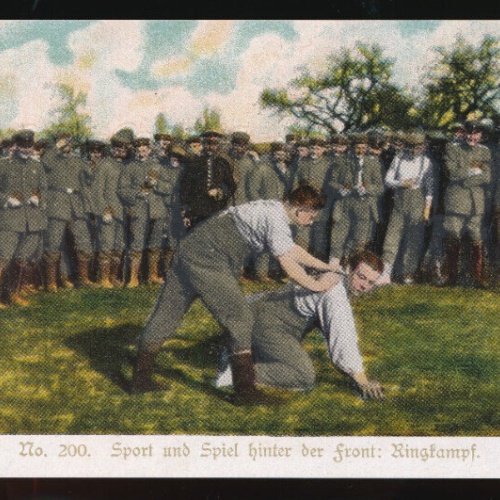 AK Sport und Spiel hinter der Front Ringkampf (751)
