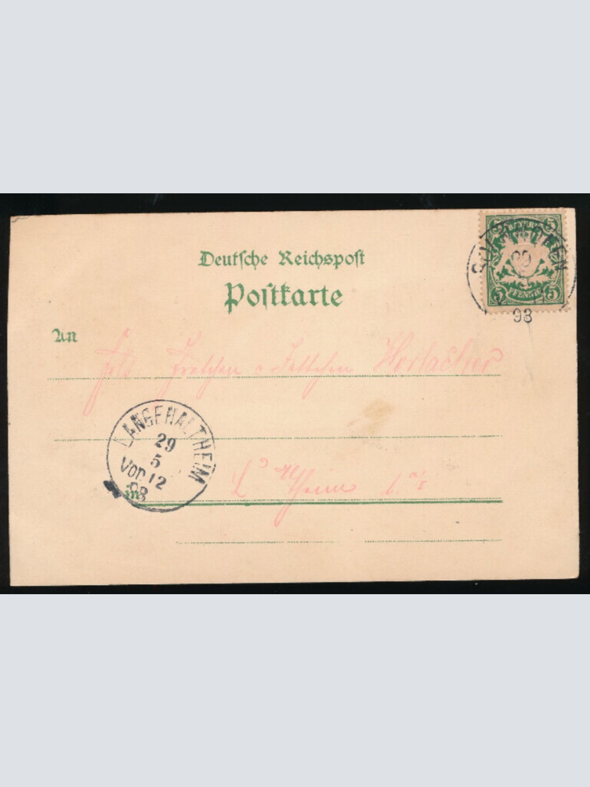 Litho-Karte gruss aus Hannover Niedersachsen (659)