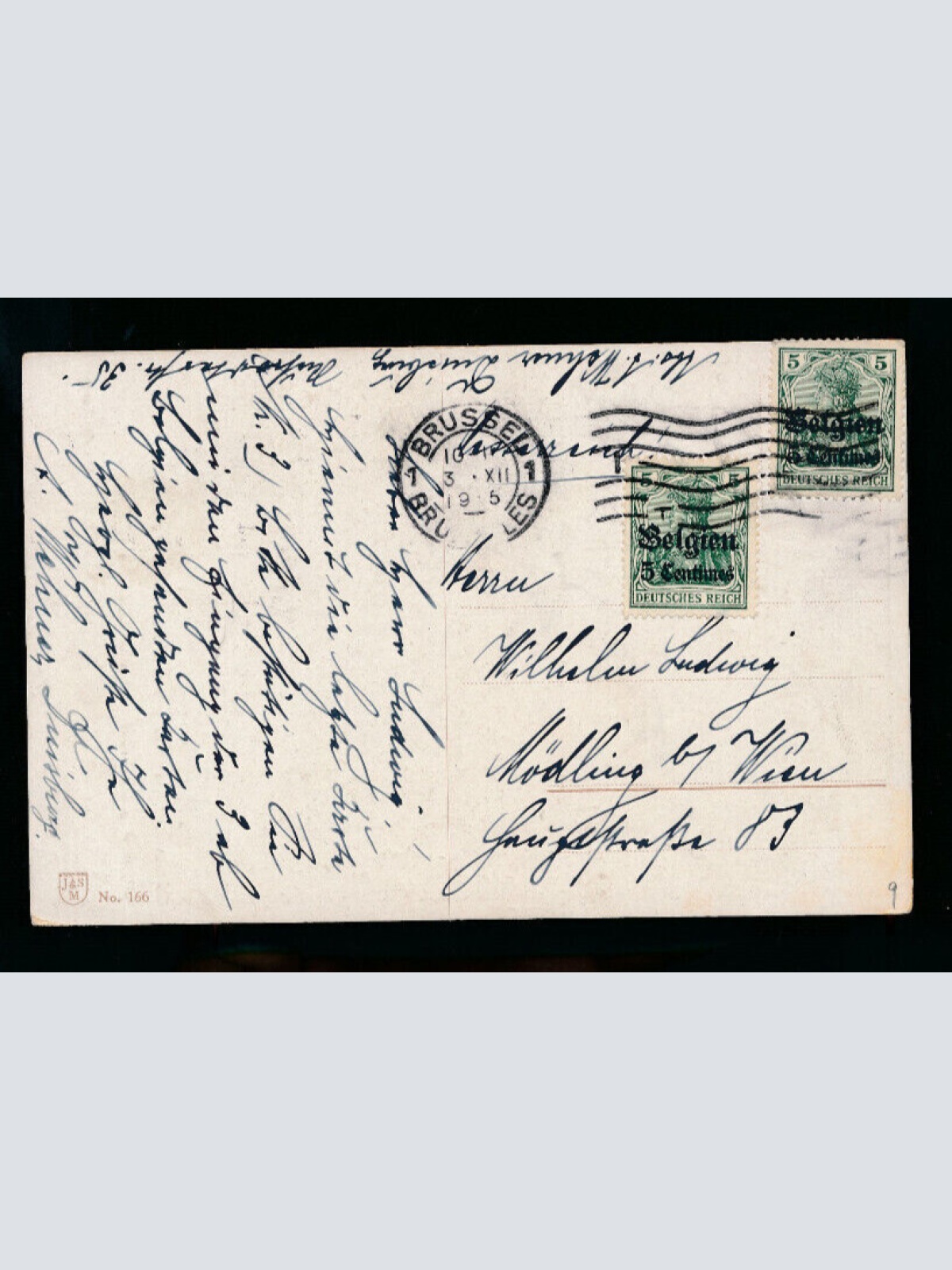 AK Unsere Barbaren im Feindesland Soldaten mit Sense (510)