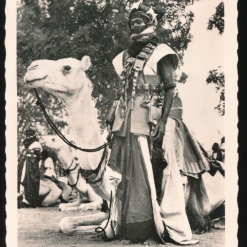 AK aus Niger von einem Meharisten mit Kamel Westafrika (686)