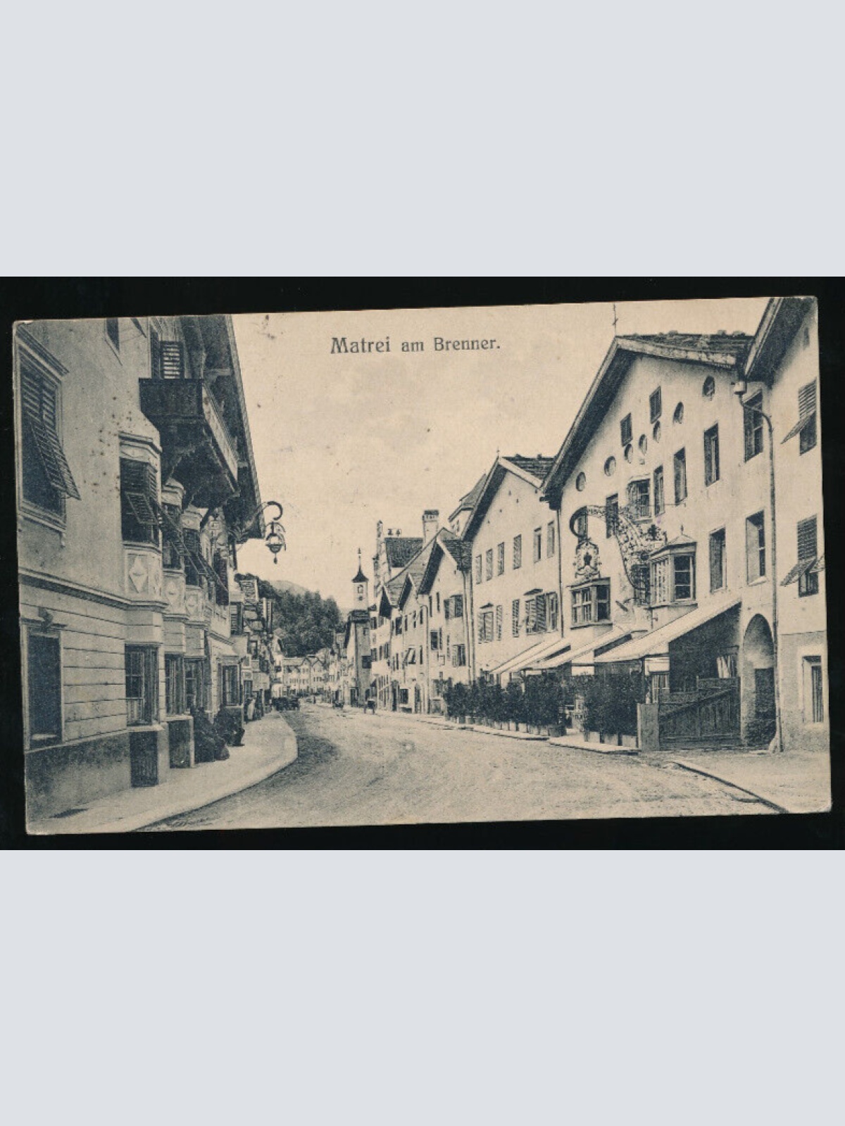 AK aus Matrei am Brenner Strassenansicht Tirol (707)