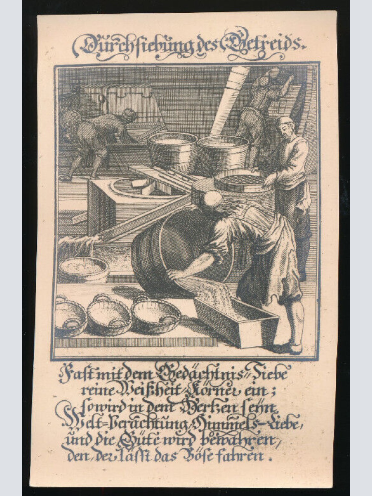 AK Berufe des Mittelalters, Handwerk, Müllner Mühle (695)