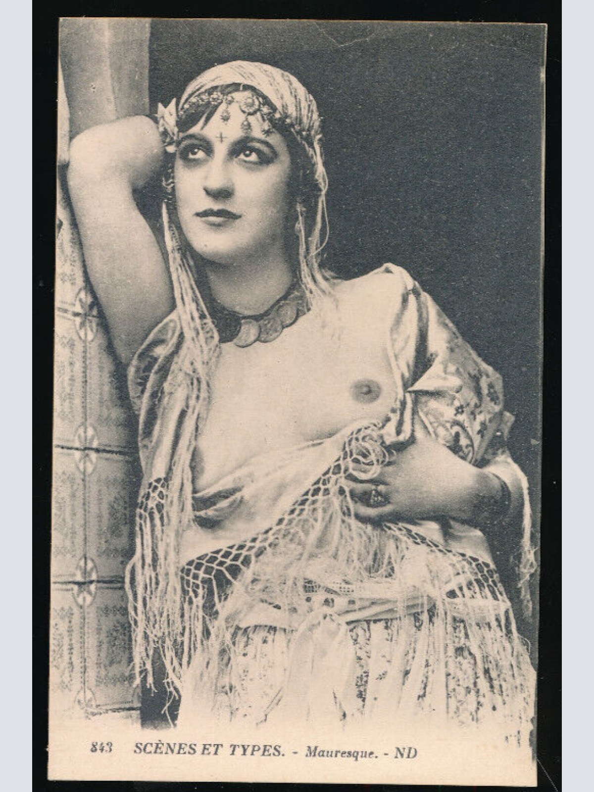 AK Scene AKT Nackte Frau aus Algerien (669)