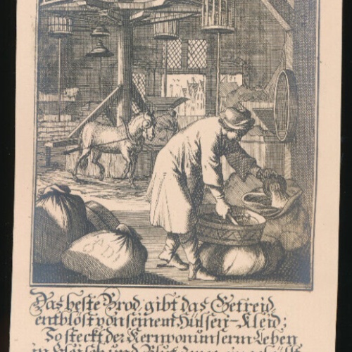 AK Berufe des Mittelalters, Handwerk, Müllner Mühle (696)