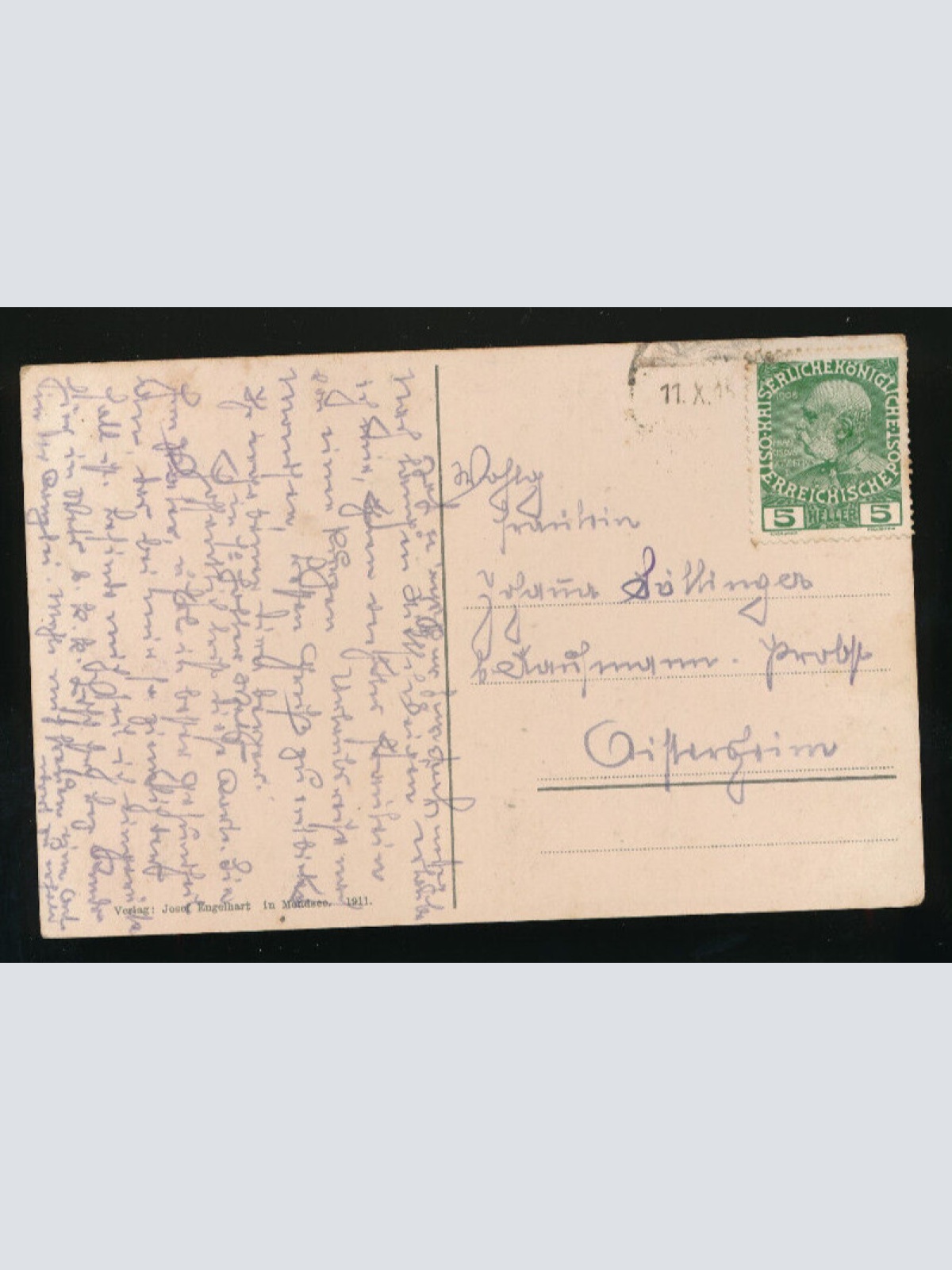 AK aus Mondsee Landungsplatz mit Dampfer (178)